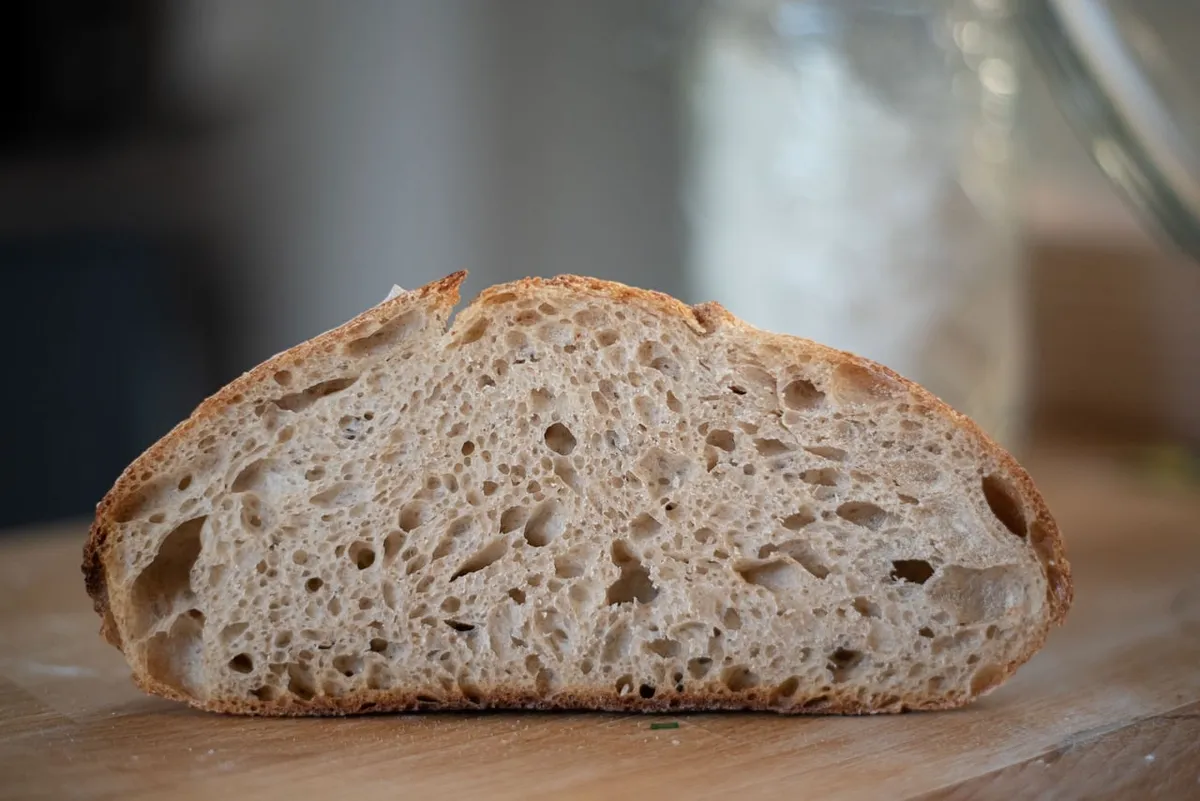 bread, artisan, artisan bread, bakery, cooking, crisp, crumb, crust, fermentation, golden crust, handmade, healthy, macro, rustic, rustic bread, sourdough bread