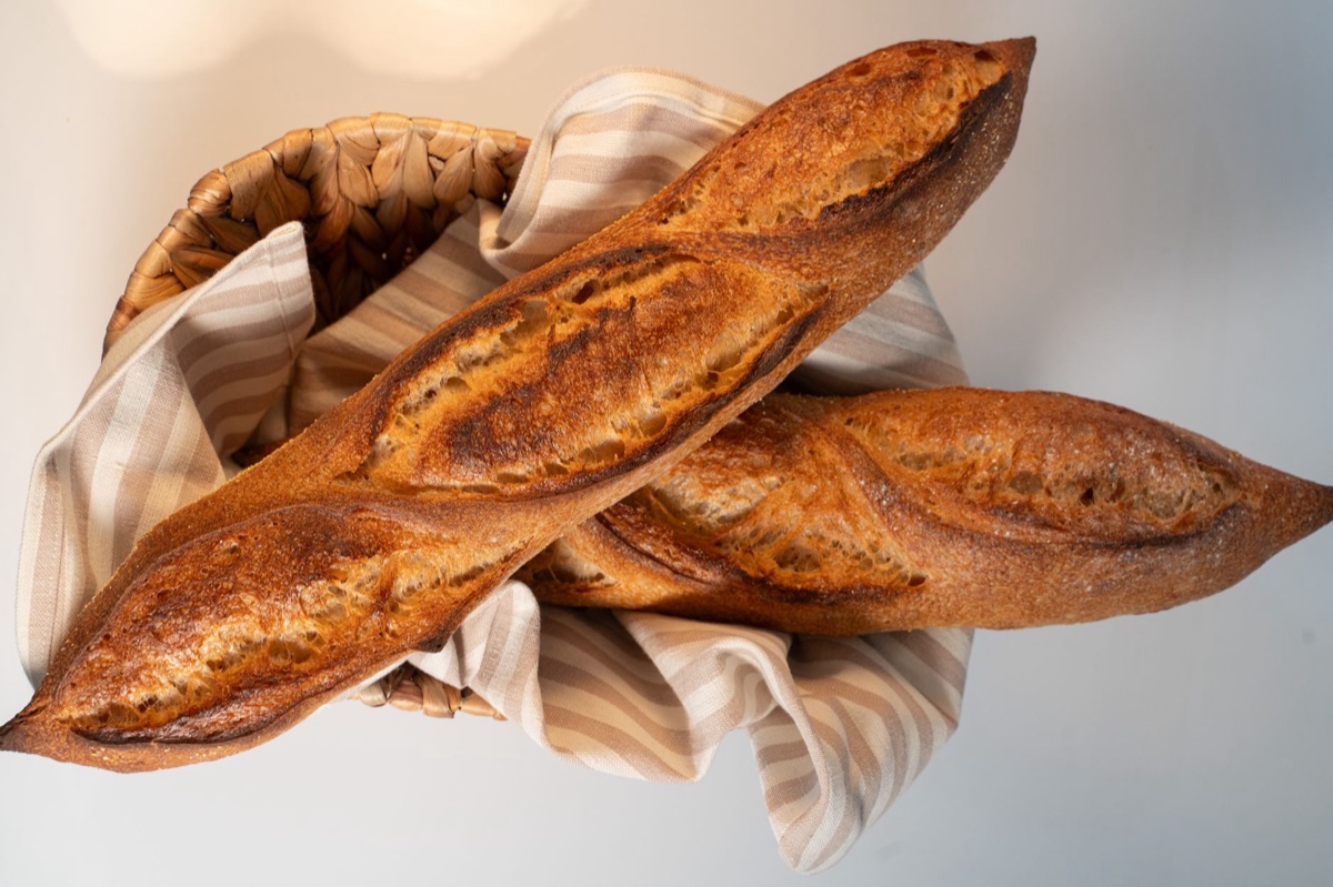 panini di pane francese con misure precise