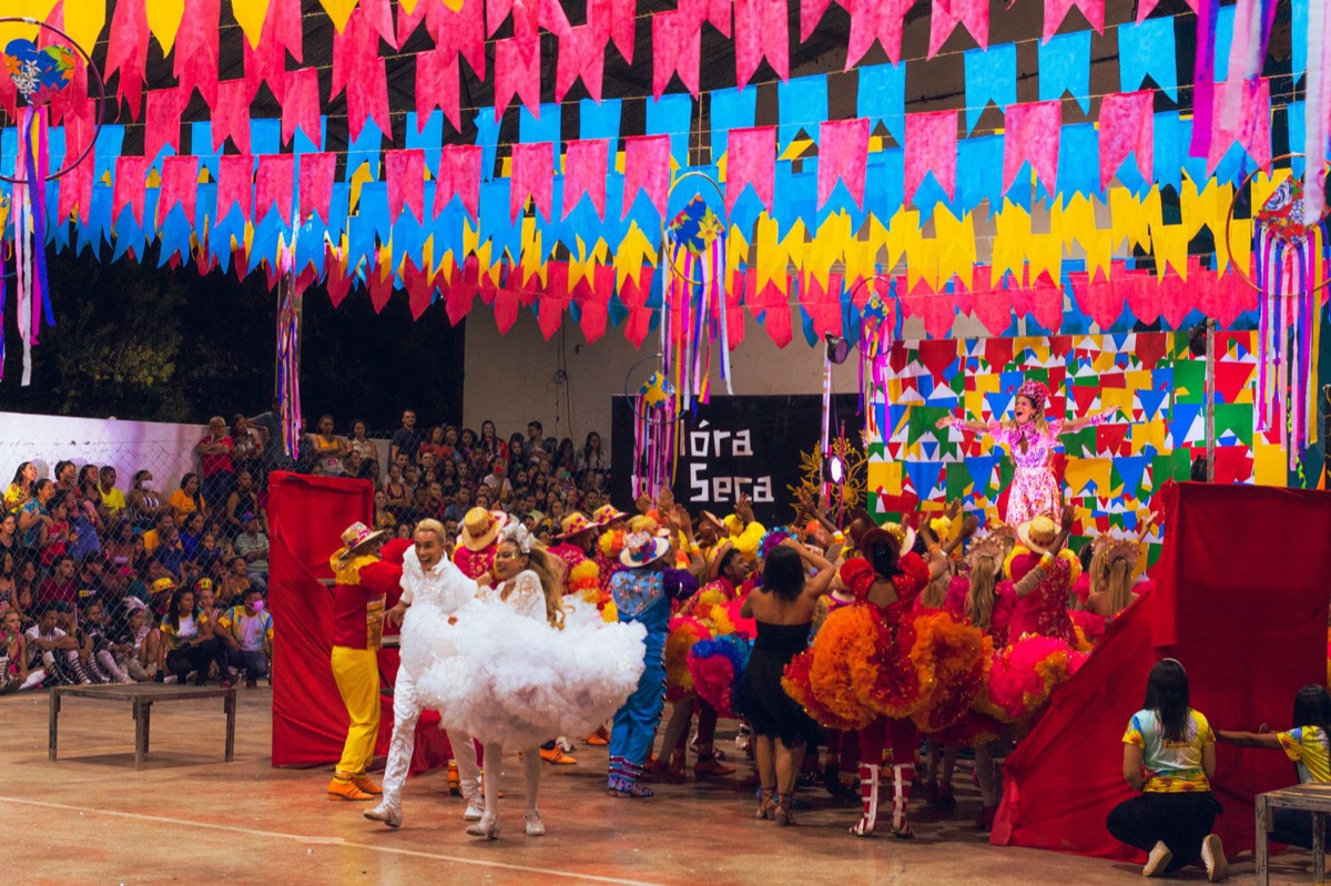 Circo com público