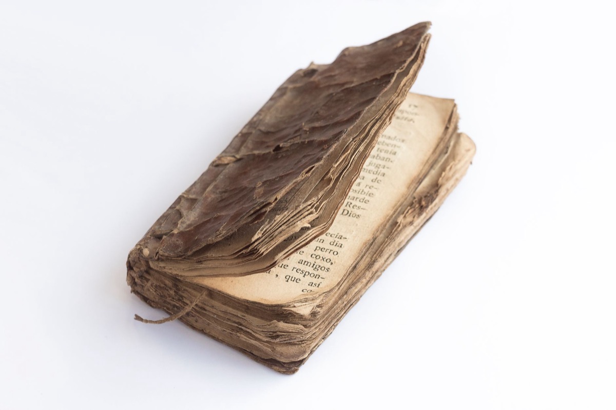 19e-eeuwse boek met broodprijzen